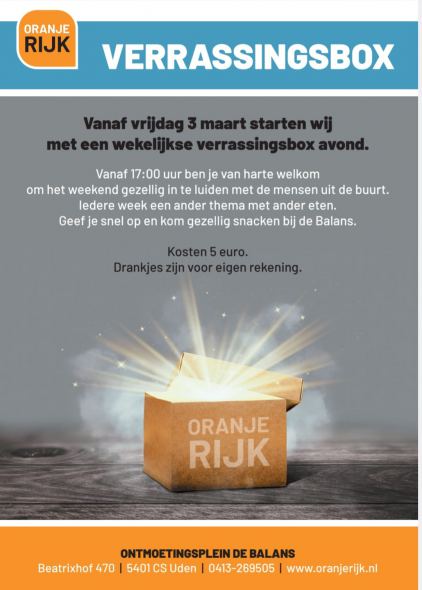 Nieuw bij OranjeRijk: de verrassingsbox